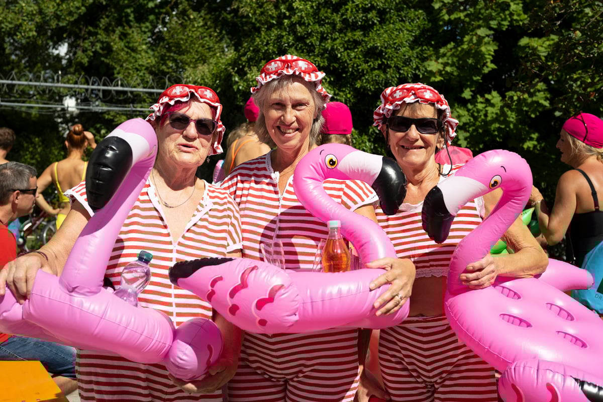 Groovties beim Aareschwimmen Solothurn 20223